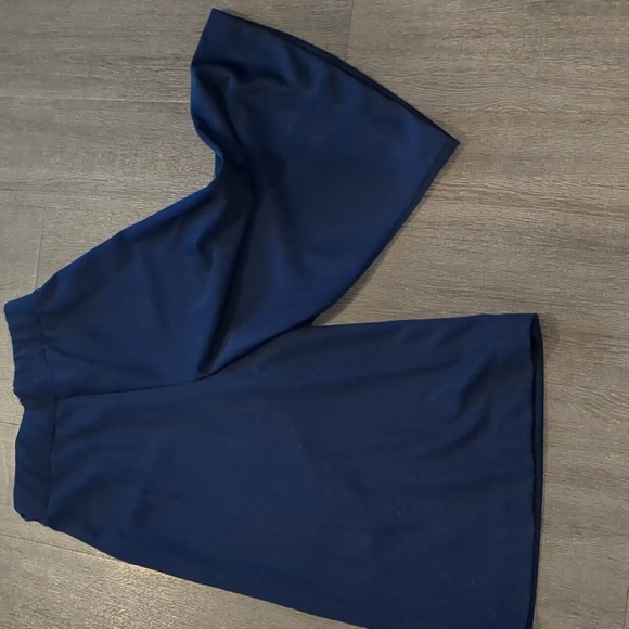 Ro-Vel of California Pants - Vintage 70s Blue Gaucho Pants Culottes Wide Leg Ro-Vel Of California SZ Small